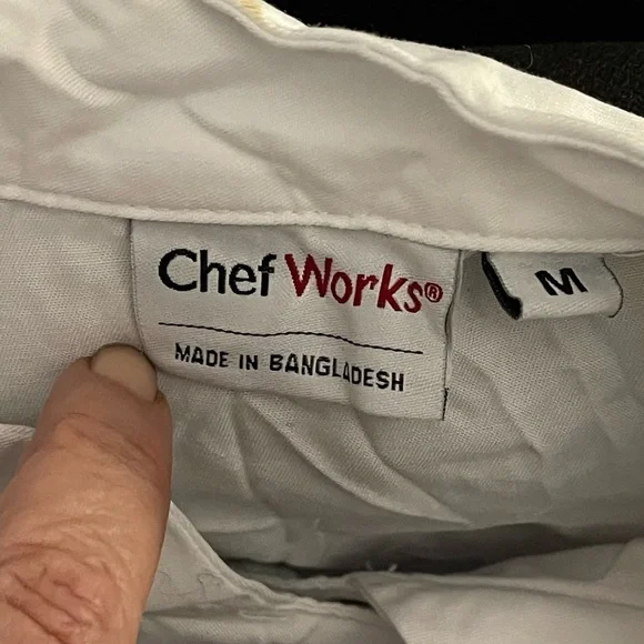 White Wrap-Style chef Top - Picture 2 of 6